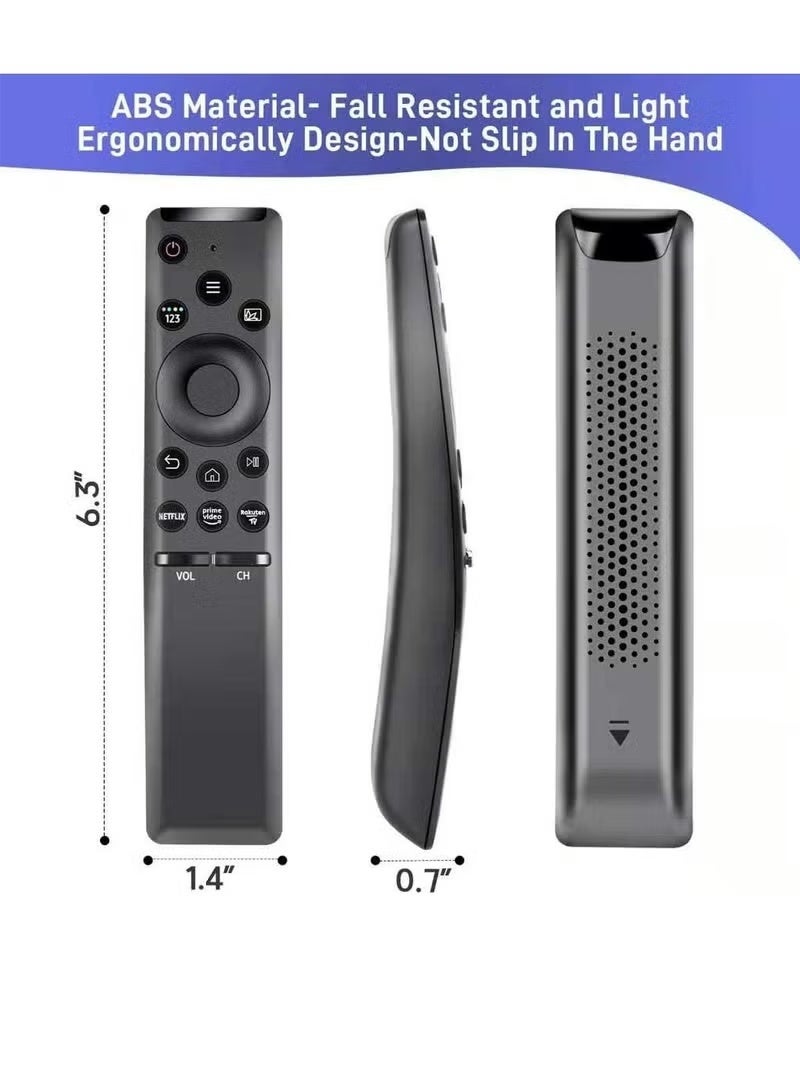 BLUMENIT Replacement Remote Control Compatible with Samsung Smart TV – Universal IR Remote for Samsung LCD LED UHD HDTV – with Netflix & Prime Video Shortcut Buttons – Black - Image 4